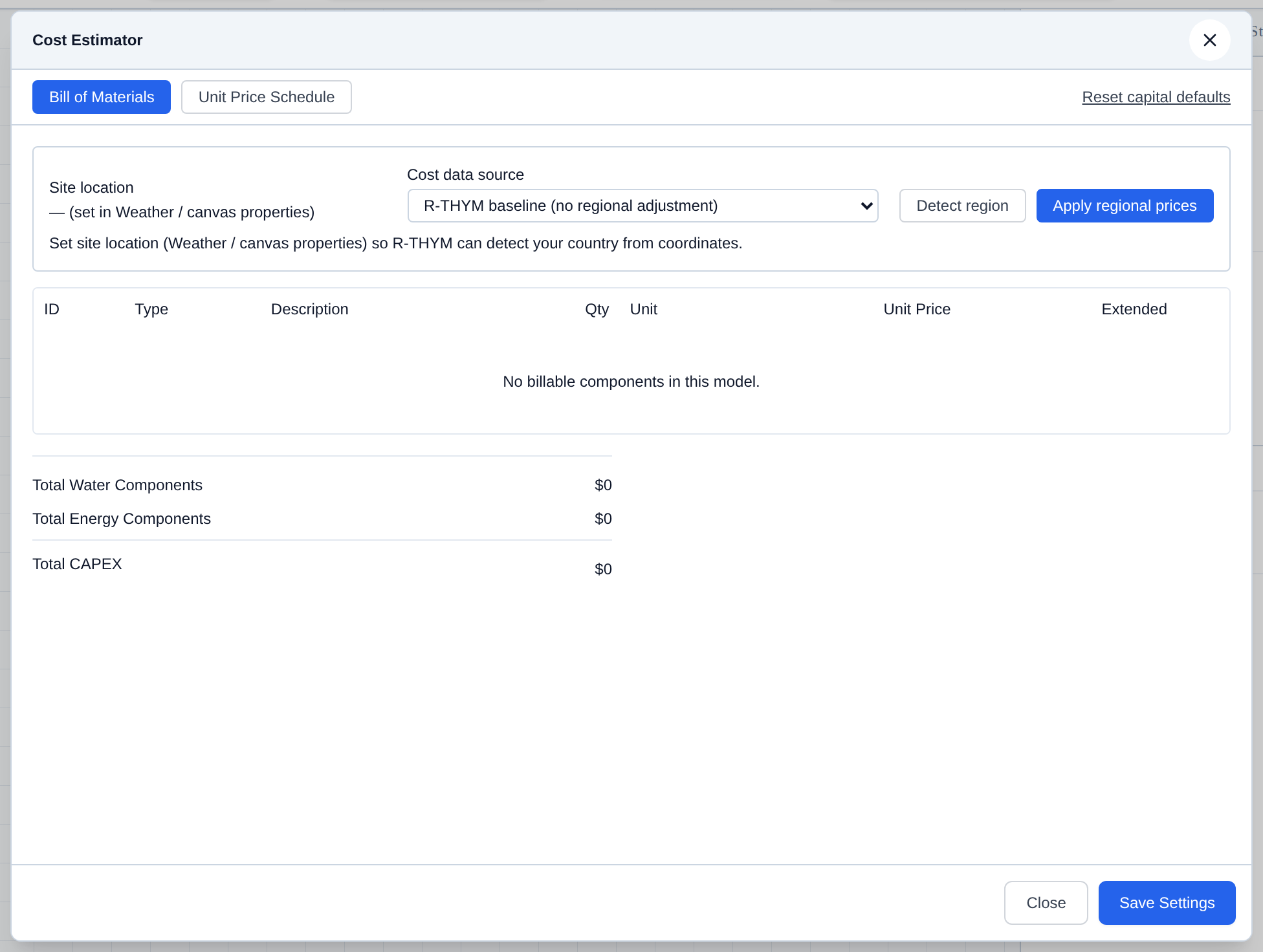 Cost Estimator