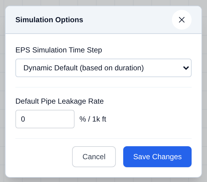 Simulation Options